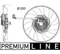 MAHLE Ventola, Raffreddamento motore CFF474000P | Compatibile con: LAND ROVER RANGE III