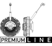 MAHLE Viskokupplung Frizione Ventola Del Radiatore per Chevrolet Cruze 1.7 D 0.9