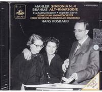 MAHLER/BRAHMS - SYMPHONY NO.4/ALTO RHAPSO
