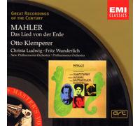 Mahler: Das Lied von der Erde Cd Fritz Wunderlich - 0724356689220