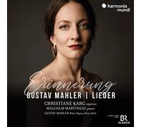 マーラー : 思い出~歌曲集 / クリスティアーネ・カルク、マルコム・マルティノー (Mahler : "Erinnerung" / Christiane Karg) [CD] [Import] [日本語帯・解説付] [歌詞対訳付き]