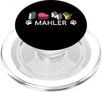 Mahler Personalizzato Cane Nome Mahler Pet Lover PopSockets PopGrip per MagSafe
