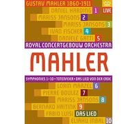 Gustav Mahler – Sinfonie 1-10 e Das Lied von der Erde – DVD – Harding Jansons – Royal Concertgebouw