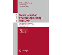Mahmoud Barhamgi Web Information Systems Engineering - WISE 2024 (Tascabile)