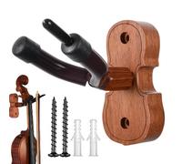 Mahogany - Ciondolo a sospensione per chitarra da parete, gancio a violino con viti | 3,74 x 1,81 x 1,57 pollici, gancio unico per chitarra da parete, forte carico, per mogano, violino, chitarra