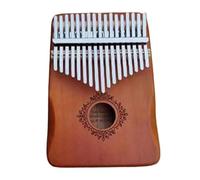 Mahogany Kalimba 17 Key Thumb PianoExquisite Marimba Musical Good Accessory Thumb Piano(Brown)
