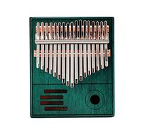 Mahogany Wood Kalimba Finger Piano, 17 Keys thumb Thumb Thumb Musical Strumenti regalo con istruzione di studio e melodia per bambini Principianti per adulti (Color : Green)
