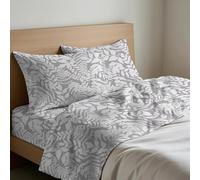 Mahome Set Completo Letto in Pregiata Flanella 100% Cotone con Trattamento Antipalline - Completo Lenzuola Caldo Cotone Morbide Artigianali Alta Qualità Made in Italy (Bali Beige, Piazza e Mezzo)