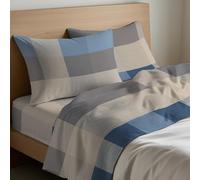 Mahome Set Lenzuola Piazza e Mezzo Cotone 100% Puro Italiano Morbido - Completo Letto Piazza e Mezzo Lenzuolo Sopra 180x300, Lenzuolo con Angoli Sotto 120x200+H25, 1 Federa 50x80 - Made in Italy
