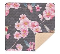 Mahongjun0769_Seamless_Watercolor_Cherry_Blossoms_and_hummingbi_e1771810-b508-42a9-b71d-6237effb19b8 Simpatico tappetino pieghevole per bambini e attività per bambini lavabile imbottito