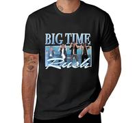 MAHPQC Big-Time-Rush-Retro-Band-Logo-T-Shirt-Vintage-Summer-Tops-Plain-t-Shirts-Men