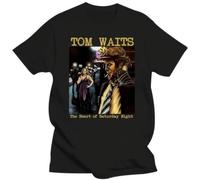 MAHPQC Tom Waits The Heart of Saturday Night Men's Short Sleeve Unisex Heavy Cotton Tee