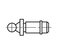 Mahr 4500363 Multimar 844 TK - Incudine sferiche, diametro 6 mm, altezza 8,5 mm