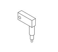 Mahr 5114211 - Elemento girevole Ulr-A lungo, con molla di ritorno, angolo di 90 gradi, 75 mm di lunghezza