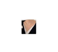 MAHSOD Collana con fiocco in oro delicata collana con fiocco per le donne piccolo carino fiocco ciondolo collana per le donne in acciaio inossidabile placcato oro 18 carati fortunato ciondolo a 4