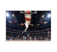 MAHWER Giannis Antetokounmpo - Poster su tela, motivo: giocatore di basket, decorazione artistica da parete per soggiorno, camera da letto, senza cornice, 30 x 45 cm