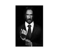 MAHWER Keanu Reeves - Poster su tela con attore protagonista del film, decorazione per camera da letto, sport, ufficio, camera da letto, regalo, senza cornice, 20 x 30 cm