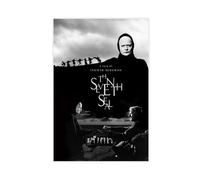 MAHWER Poster su tela con il settimo sigillo, decorazione per camera da letto, sport, ufficio, stanza, regalo, stile senza cornice, 30 x 45 cm