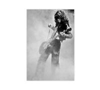 MAHWER Poster su tela con musicista James Patrick Jimmy Page, decorazione artistica da parete per soggiorno e camera da letto, senza cornice, 30 x 45 cm