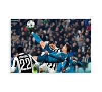 MAHWER Poster su tela, motivo: giocatore di calcio di Cristiano Ronaldo, decorazione artistica da parete per soggiorno e camera da letto, senza cornice, 40 x 60 cm
