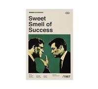 MAHWER Poster su tela, motivo: "Sweet Smell of Success", stile vintage, minimalista, decorazione artistica da parete, per soggiorno, camera da letto, senza cornice, 30 x 45 cm