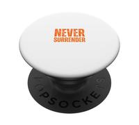 mai arrendersi rimanere forte PopSockets PopGrip Adesivo