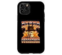 Mai arrendersi Winston Churchill in stile Bootleg britannico degli anni '90 Custodia per iPhone 11 Pro