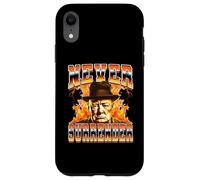 Mai arrendersi Winston Churchill in stile Bootleg britannico degli anni '90 Custodia per iPhone XR