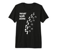 Mai Camminare da Sola Tshirt per Cavallo per Donna Maglietta Premium