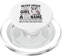 Mai Discutere Con Una Ragazza Bassa Che Ha Una A In Ragazza PopSockets PopGrip per MagSafe