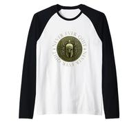 Mai e Poi mai Smettere | Spartan Motivation Workout Fitness Gym Maglia con Maniche Raglan