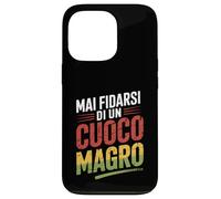 mai fidarsi di un cuoco magro regalo divertente Custodia per iPhone 13 Pro