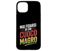 mai fidarsi di un cuoco magro regalo divertente Custodia per iPhone 15 Plus