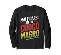 mai fidarsi di un cuoco magro regalo divertente Maglia a Manica