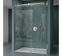 Mai & Mai Box Doccia per Nicchia 125x195cm, Porta Scorrevole, Vetro 8mm