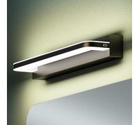 Mai & Mai Lampada da Specchio LED per Bagno, 40cm, 9W, 4000K, Nero Sabbia | Applique Specchio Luce Bianca Neutra, Luce per Trucco, Illuminazione da Parete, SparkLuxe