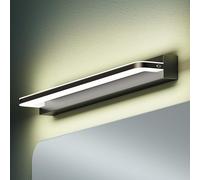 Mai & Mai Lampada da Specchio LED per Bagno, 60cm, 14W, 4000K, Nero Sabbia