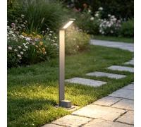 Mai & Mai Lampione da Giardino 3000K, IP65, 12.8X9.8x80.8cm, Alluminio