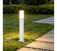 Mai & Mai Lampione da Giardino 3000K, IP65, 3.8x3.8x40.6cm, Sabbia bianco