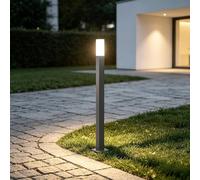 Mai & Mai Lampione da Giardino 3000K, IP65, 3.8x3.8x80.6cm, Sabbia grigio
