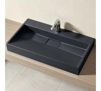 Mai & Mai Lavabo da Appoggio 80x46x11cm Antracite Opaco, Colossum19