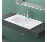 Mai & Mai Lavabo Incasso 71x47x18cm in Ceramica Bianca, Brüssel912