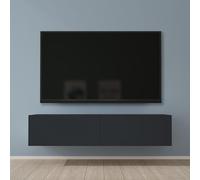 Mai & Mai Mobile TV 140x40,2x30cm, Antracite opaco | Mobile TV per Televisore, Armadietto per TV Basso Soft-close con Ante per Soggiorno, Camera da Letto Fernsehschrank02