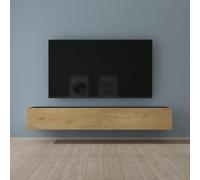 Mai & Mai Mobile TV 200x40,2x30cm, Antracite opaco+Marrone chiaro