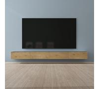 Mai & Mai Mobile TV 320x40,2x30cm, Antracite opaco+Marrone chiaro