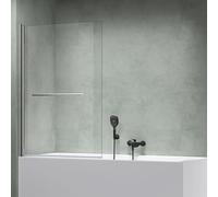 Mai & Mai Parete Vasca da Bagno Doccia90x140cm, Parete Sopravasca Cabine Doccia C1121 Apertura 180° Nano Rivestimenti