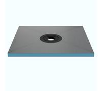 Mai & Mai Piatto Doccia da Piastrellare in Rigida Polistirene 80x90x4 cm, Piatto Doccia Pronto da Piastrellare per Bagno, Tagliabile Dimensione XPS-Duschboard01