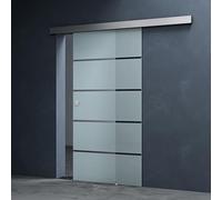 Mai & Mai Porta Scorrevole in Vetro 77.5x205cm, Softclose, Vetro 8mm