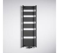 Mai & Mai Radiatore Piatto da Bagno 180x60cm, Radiatore Scaldasalviette Termoarredo da Bagno Riscaldamento Elettrico o da Acqua Calda RHE Scalda Portasciugamani in Acciaio, Antracite