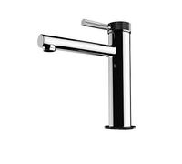 Mai & Mai Rubinetto Miscelatore Monocomando, Altezza 18.1cm, Argento | Rubinetto Bagno Lavabo Bidet Lavandino, WAO-7601